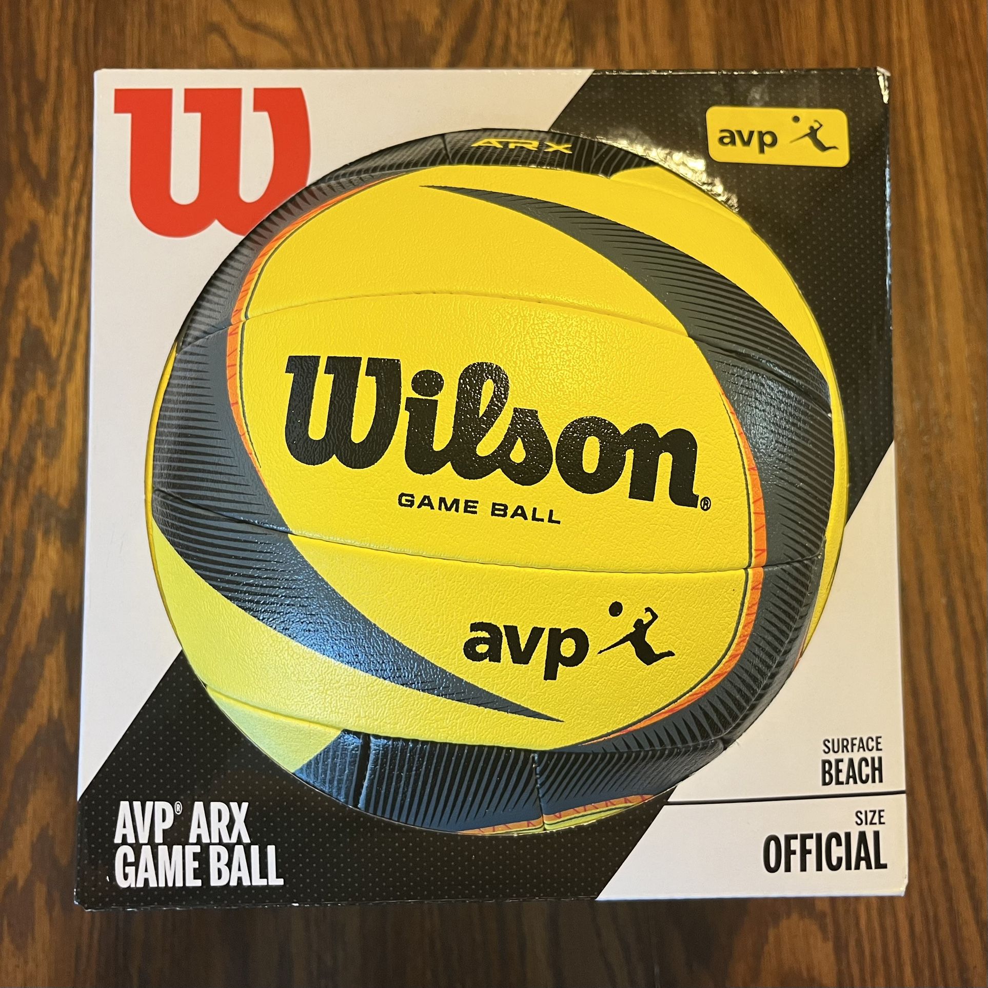 Wilson AVP ARX Beach Game Volleyball - Brand New In Box