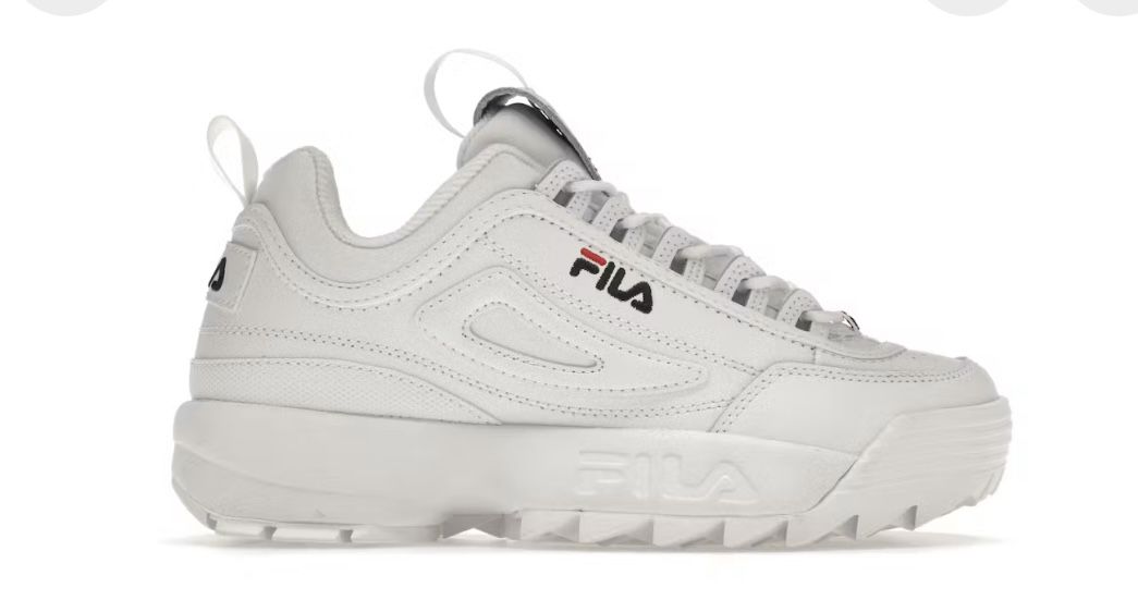 Fila Disruptor 2- White Navy Red