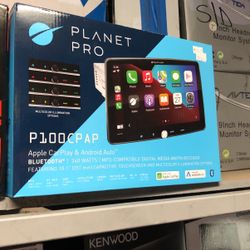 Planet Pro 10 Inch Apple CarPlay And Android Auto Stereo! No Credit Check Payment Plan Available 