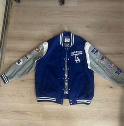 Retro LA Dodgers World Series Champions Varsity Jacket - Size 4X (G-III Carl Banks)