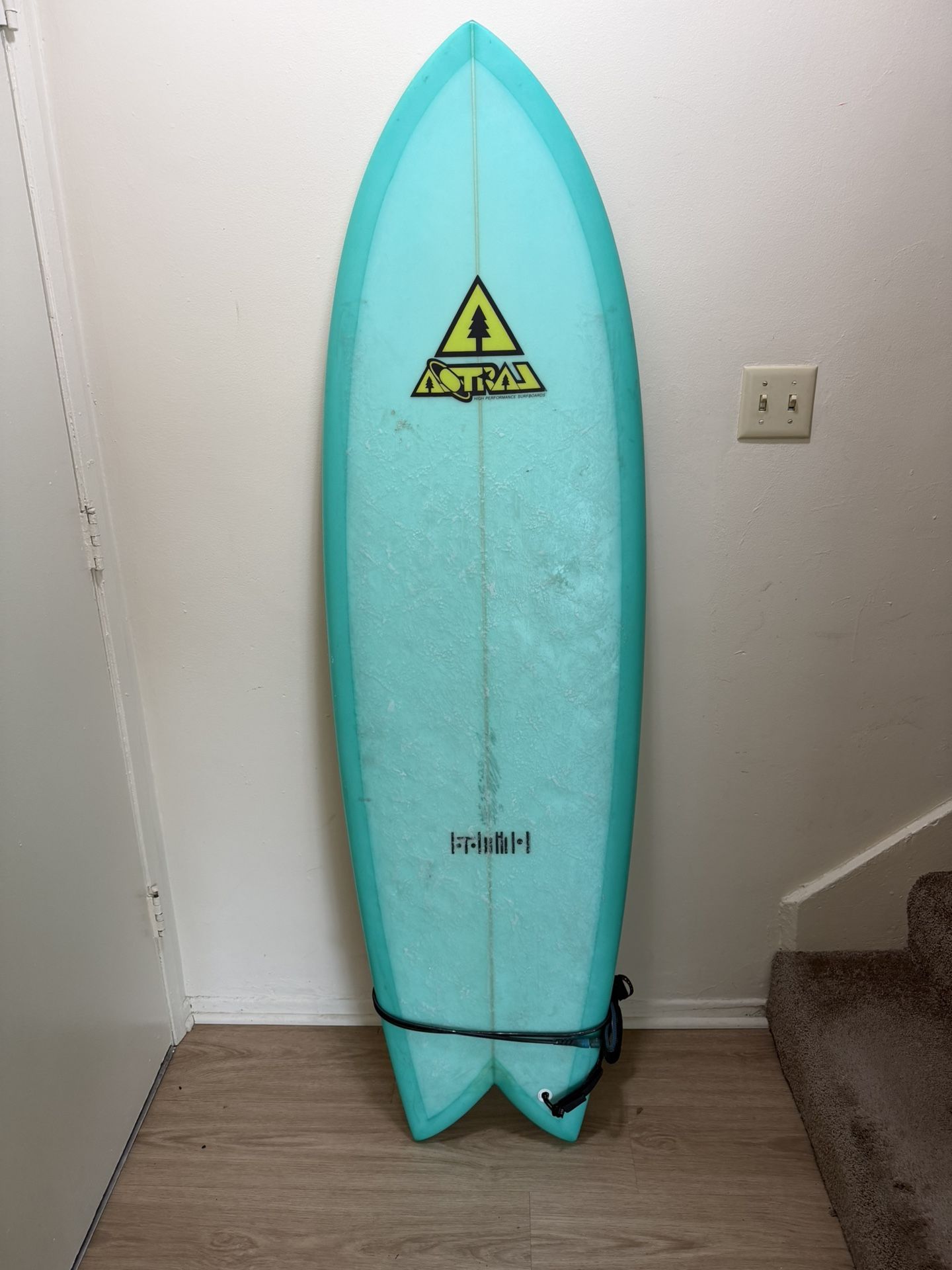 Fish Surfboard - Twin Fin - Futures Fin Box