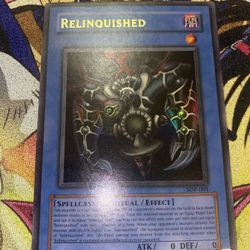 Yugioh Relinquished Starter Deck Pegasus SDP-001 Unlimited Ultra Rare NM