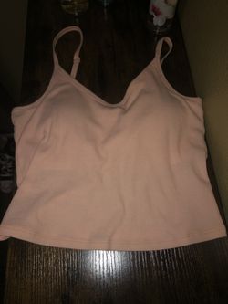 PINK Tank With Built In Sorts Bra