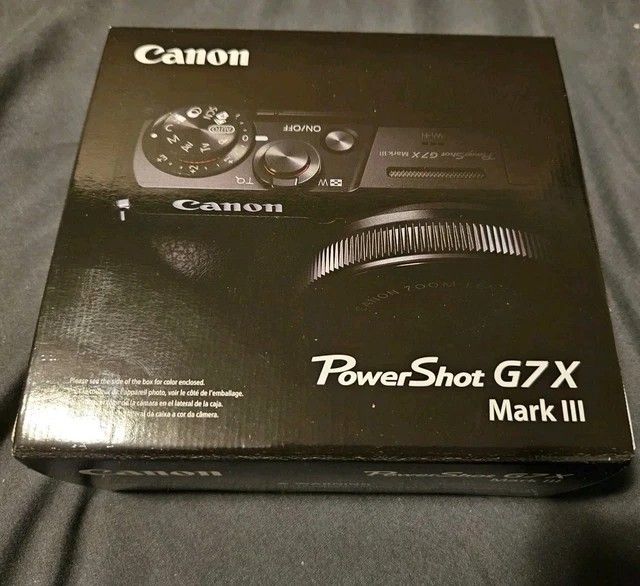 Canon PowerShot G7 X Mark III 20.1MP Point & Shoot Digital Camera.