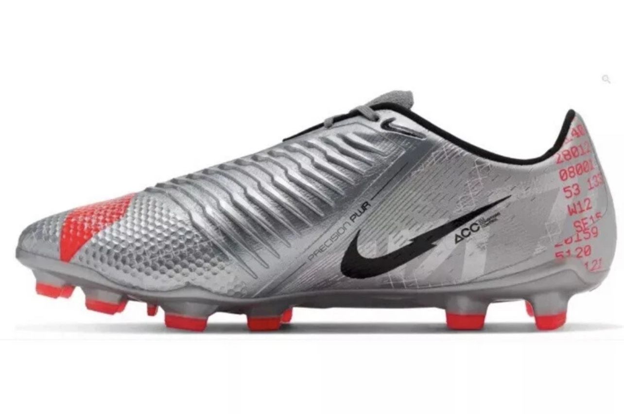 Nike Phantom Venom Elite FG ACC Gray Soccer Cleats AO0401-906 Youth Size-6 "Brand New"