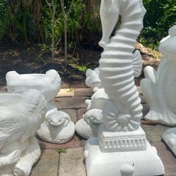Concrete Sea Horse