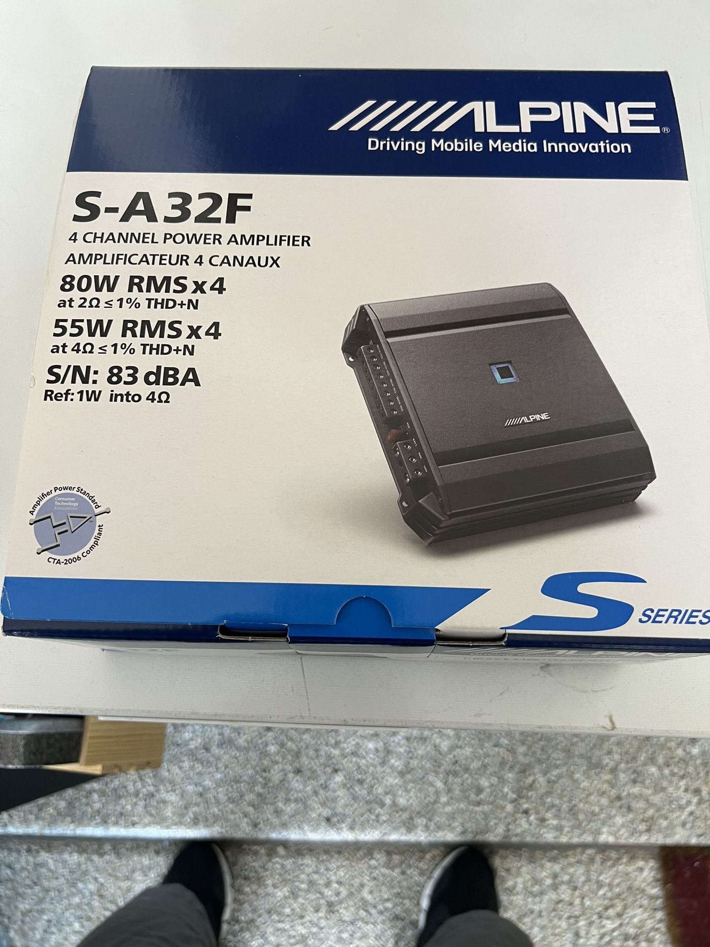 Alpine S-A32F Amplifier