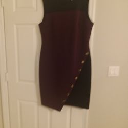 Black and Purple Tommy Hilfiger Dress
