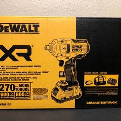 Dewalt 20 Volt MAX Lithium Ion Cordless 1 2 in. Impact Wrench Kit