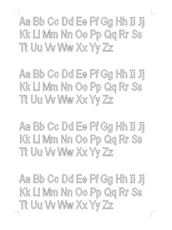 English Alphabet Upper and Lower Case Letters Outline Learning Practice Workbook (50 pgs)