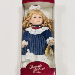 Vintage Donnatella De Roma Genuine Fine Bisque Porcelain Doll