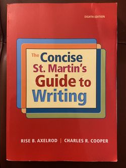 The Concise St. Martin’s Guide to Writing