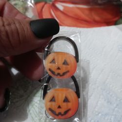 BRAND NEW PUMPKIN EARRINGS