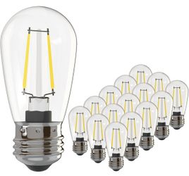 💡 14-Pack LED Dimmable Outdoor Bulbs – E26 Screw, Warm White