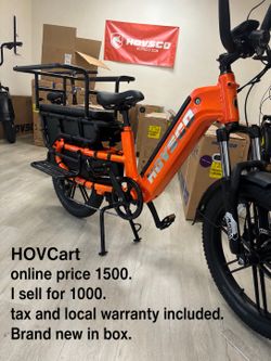 Ebike for families cargo electric bike