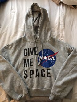 Grey NASA Pullover Hoodie