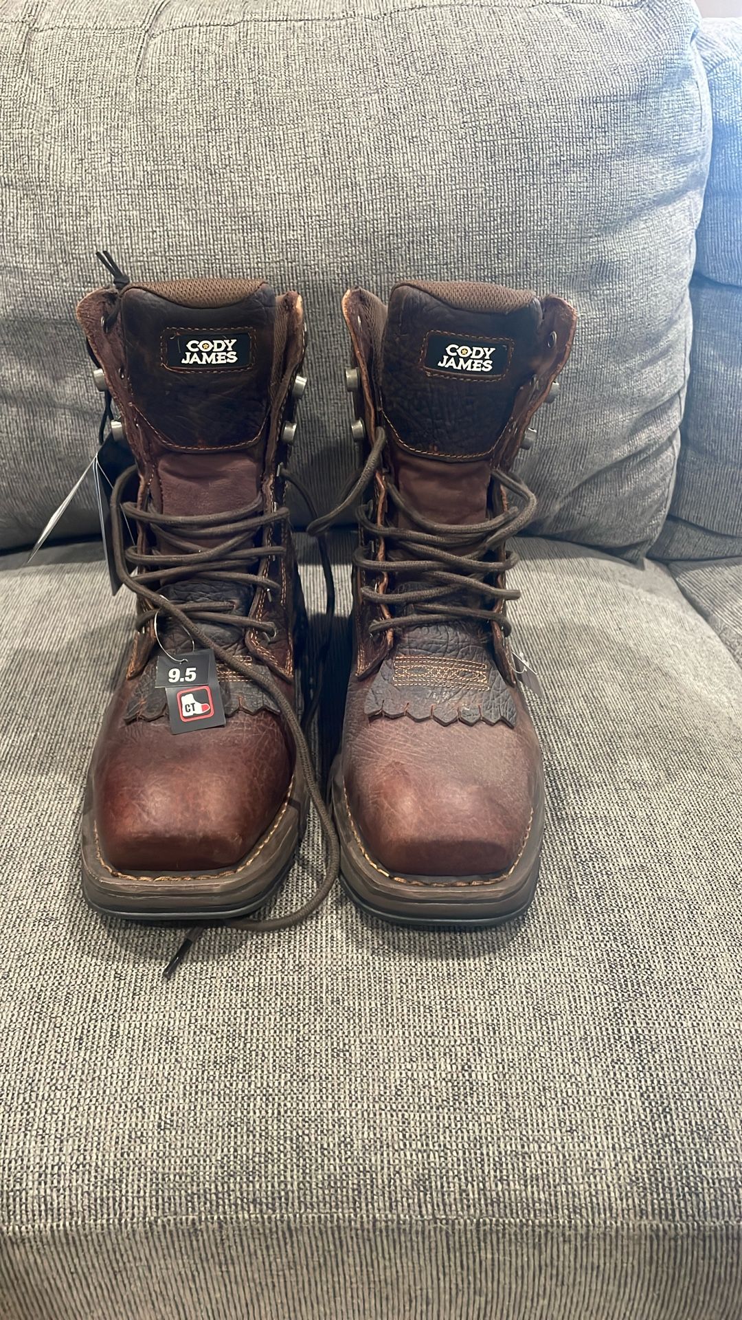 Cody James Composite Toe Work boots 9.5