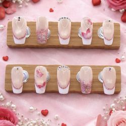 Butterfly Kisses - Press On Nail Set