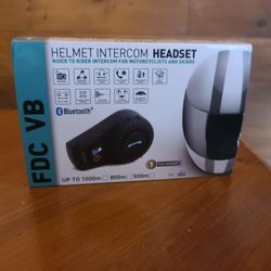 Helmet Bluetooth Intercom And Radio