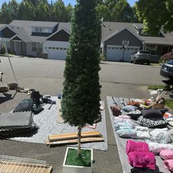 Tall Outdoor Lighted Tree
