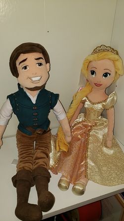 Disney Large plush Rupunzel set