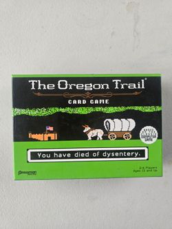 Oregon trail board game