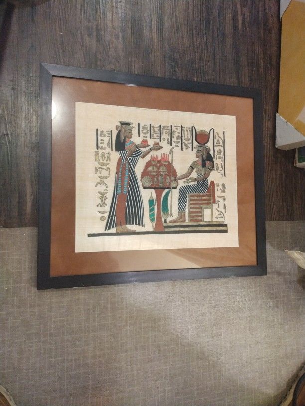 Egyptian Quern Nefertiti's Is Offering Oils