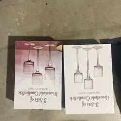 Glass Candle Holders