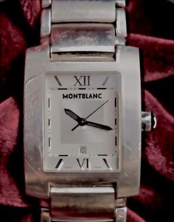 Montblanc Profile Swiss Luxury Square Dress Watch - Stainless Steel