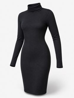 Brand new black turtleneck Body Con dress