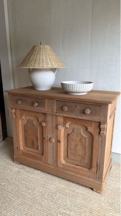 Antique solid wood cabinet