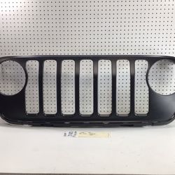 2018 2023 JEEP WRANGLER JL GLADIATOR FRONT GLOSS GRILLE OEM