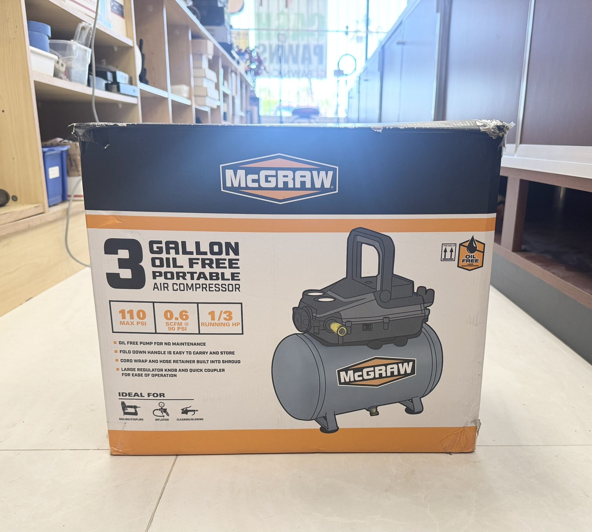 McGraw - 57572 Air Compressor