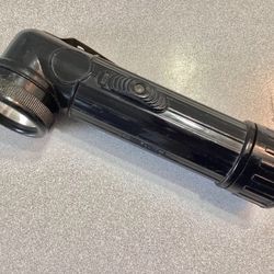 Vtg. Bell System G. T. Price Black Angle Head Flashlight Military Style Working