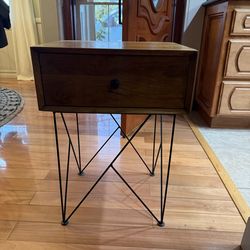 Wood and Metal and table