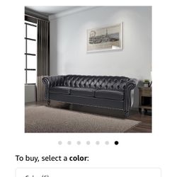 Black Leather Couch