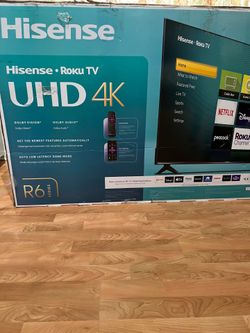 Hisense 58”  Tv  Smart 4K Roku