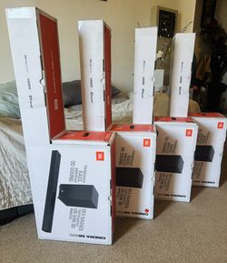 JBL Home Theater Soundbar System (CINEMA SB595) ≠ 3.1.2 Ch. Dolby Atmos w/ 3D Surround Sound & Wireless Subwoofer 
