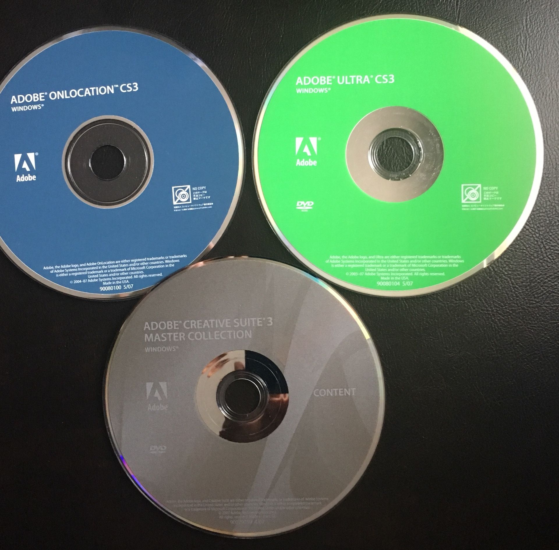 ADOBE CREATIVE SUITE 3 MASTER COLLECTION Windows for Sale in