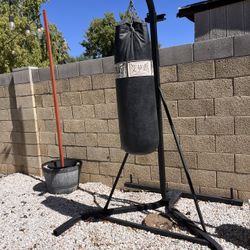 Punching Bag/Kickboxing Bag AND stand