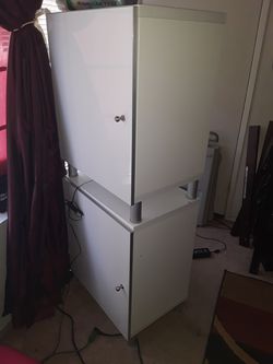 2 cabinets or side tables
