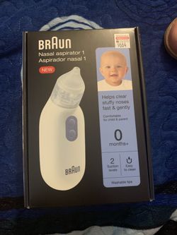 Price Is Firm !! Braun Baby Nose Aspirator
