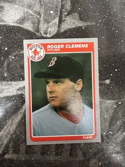 1985 Fleer Baseball Roger Clemens Rookie Card