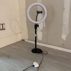 Ring Light With Phone Holder