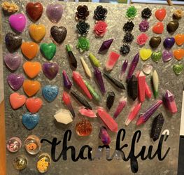 Magnets Hearts Crystals Flowers Pumpkin Halloween 