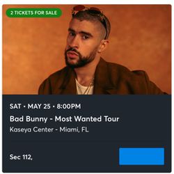 Bad Bunny Miami Concert Tickets