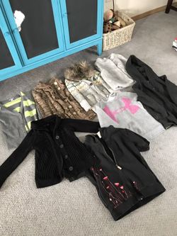 Girls size 6/8 sweaters.