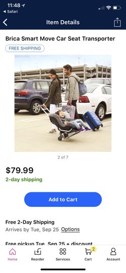 Brica smart move car seat transporter