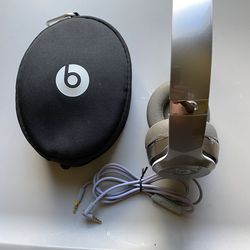 Beats Solo Wired Headphones (Silver)