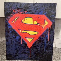 Superman Canvas Art 